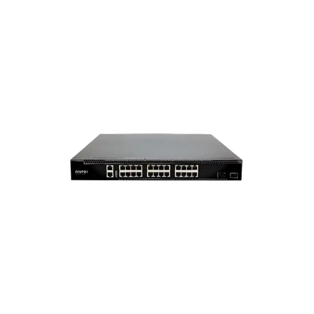 NIVEO 24 Port 10G Switch L3 mgt, PoE++, 2x100G, SDVoE 