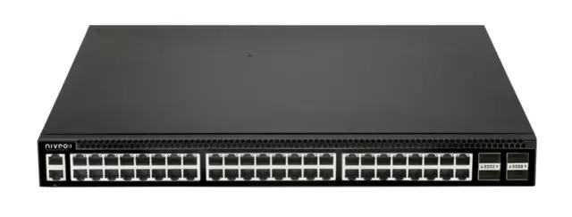 NIVEO 48 Port 10G Switch L3 mgt, 4x40G, SDVoE-ready 