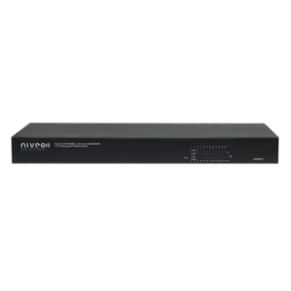 NIVEO 24 Port 1G Switch, Rear Unmanaged, rear facing ports 24x1G 