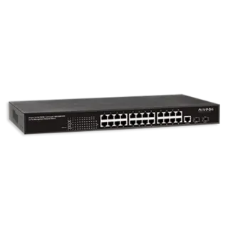 NIVEO 24 Port 1G Switch L2/3  managed, 2x SFP 