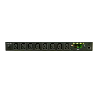 NIVEO 8 Outlet PDU 230V Switched 1U 19", 15A, 8x C13 