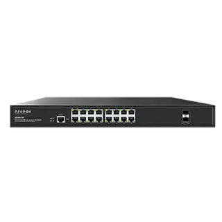 NIVEO 16 Port 1G Switch L2+ managed, PoE+ 280W, 2x SFP 