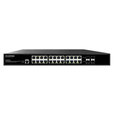 NIVEO 24 Port 1G Switch L2+ managed, PoE+ 400W, 4x SFP