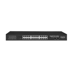 NIVEO 24 Port 1G Switch Unmanaged PoE+ 400W, 2x SFP