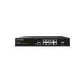 NIVEO 8 Port 1G Switch L2+ managed, PoE+ 96W, 2x SFP