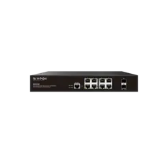 NIVEO 8 Port 1G Switch L2+ managed, PoE+ 96W, 2x SFP