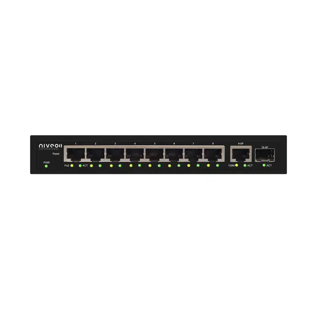 NIVEO 8 Port 1G Websmart Switch L2 Websmart, PoE+ 120W 