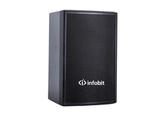 InfoBit - Dante Active Speaker 10” 1xXLR LINE IN- 1x XLR LINE UT - 2xRJ45