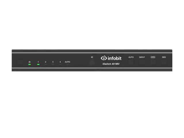 InfoBit - 4K60 4×1 Multiviewer (pip) 4K60 4×1 8 display modes 