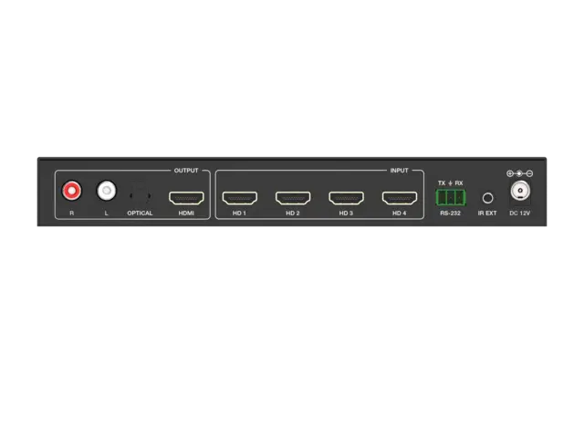 InfoBit - 4K60 4×1 Multiviewer (pip) 4K60 4×1 8 display modes 