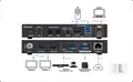 InfoBit - HDMI+USB-C KVM Switcher KIT 1xHDMI,1xUSB-B,1xUSB-C 60W