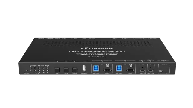 InfoBit - iSwitch 402UC-L 4×2 conference presentation switch 