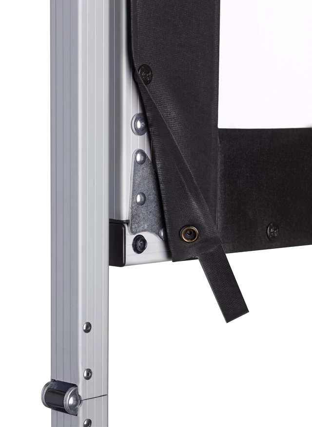 Kingpin Frontprojeksjonsduk 305x171 cm 133" m/sort kant, 16:9 