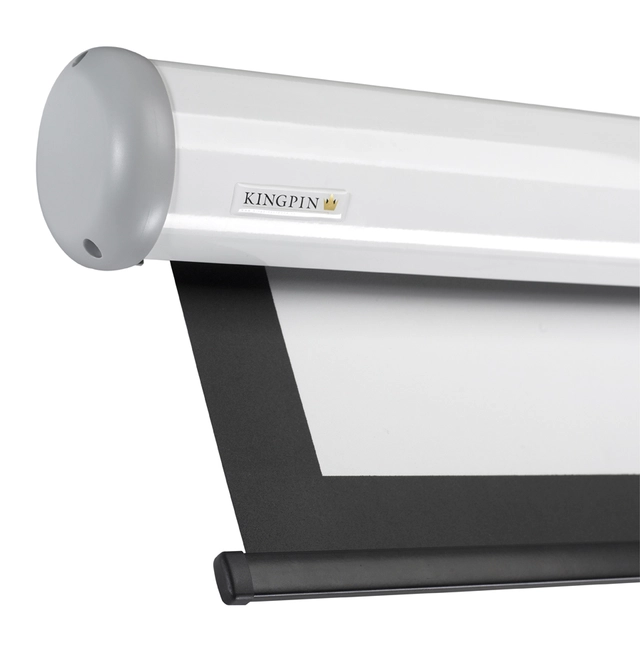 KingPin manuelt lerret 16:9 200 x112,5cm 90" sort kant 
