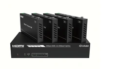 infobit - iSwitch 104H150 4x150m HDBT Rx 1x4 hdbt splitter med mottaker