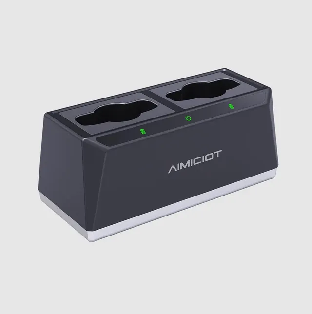 Aimiciot - Charging dock Lade dock for 2 stk mikrofoner 