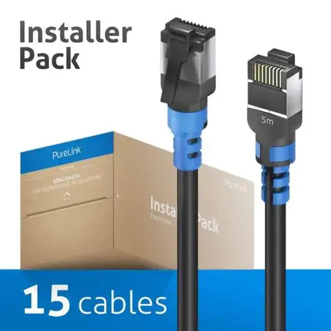 PureLink Cat.6a Patch Cable 5M S/FTP InstallerPack FlexInstall Series 15stk 