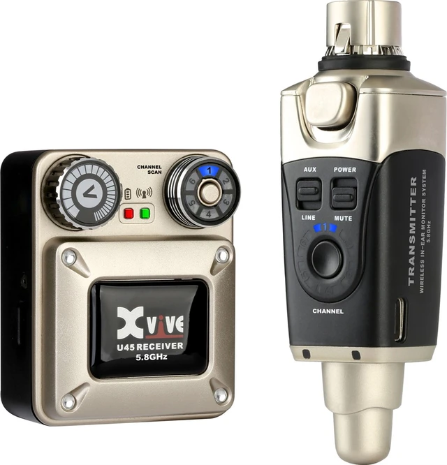 Xvive - U45 WL In-Ear System 5,8GHz WL TX/RX >30m >5t batteri 