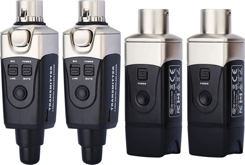 Xvive - U3D PA WL Stereo System 2,4GHz XLR WL 2xTX/RX >30m >5t batteri