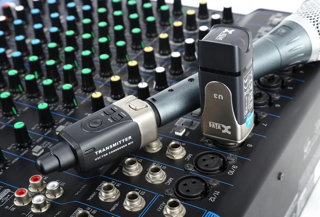 Xvive - U3C Microphone Condenser 2,4GHz XLR WL TX/RX >30m >5t batteri 