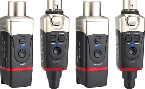 Xvive - U35D Dual WL System, PA 5,8GHz XLR WL 2xTX/2xRX >30m >5t batteri
