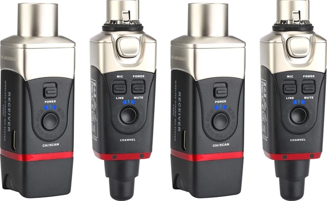 Xvive - U35D Dual WL System, PA 5,8GHz XLR WL 2xTX/2xRX >30m >5t batteri 