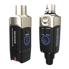 Xvive - U3 Microphone Dynamsik 2,4GHz XLR WL TX/RX >30m >5t batteri