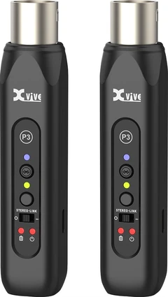 Xvive - P3D Stereo BT Audio Receiver 2 XLR BT audio receiver.>30m >8t batteri