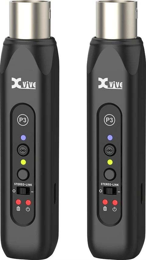 Xvive - P3D Stereo BT Audio Receiver 2 XLR BT audio receiver.>30m >8t batteri 