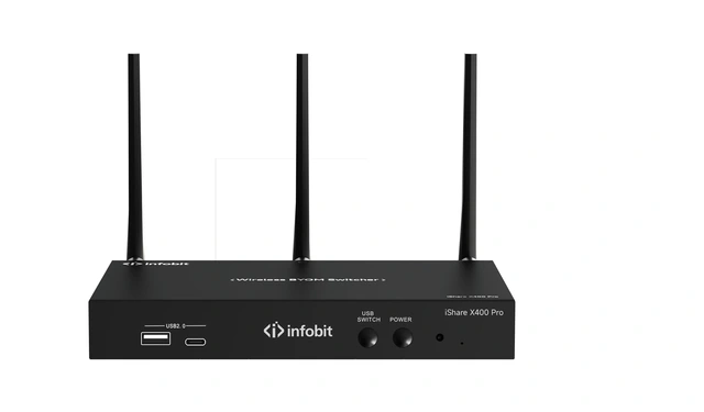InfoBit - iShare X400 Pro WL Dual Screen Dual Screen BYOM Switcher 