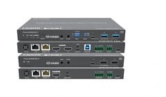 InfoBit - iTrans E100HC3K HDBT Extender 2×1 - 4K60-USB-C 100WPD in/ut HDMI in/ut
