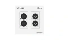 InfoBit - iTrans DX-22-US Dante 2x Xlr In + 2x Xlr Out 2-G-US- poe