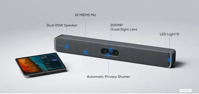 Maxhub MTR XBar V70 Kit Android, 4x50MP camera, 2x20W, 16 mic 