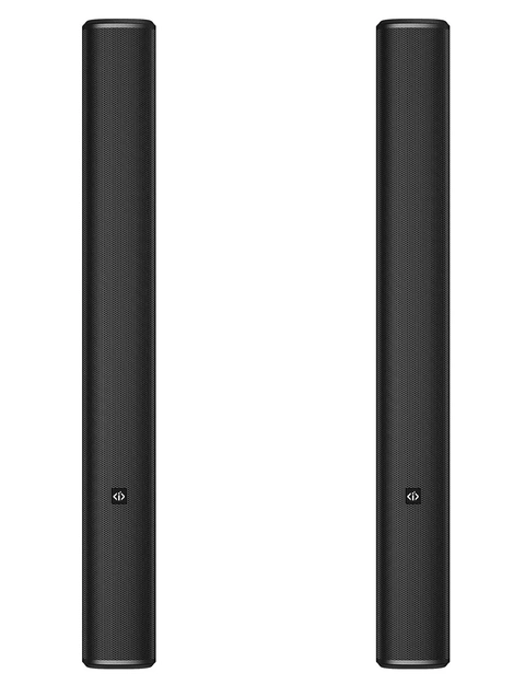 InfoBit - iSpeaker DCS60 2Stk 4×2.5" 60W 93dB Dante 20° v,120° h black