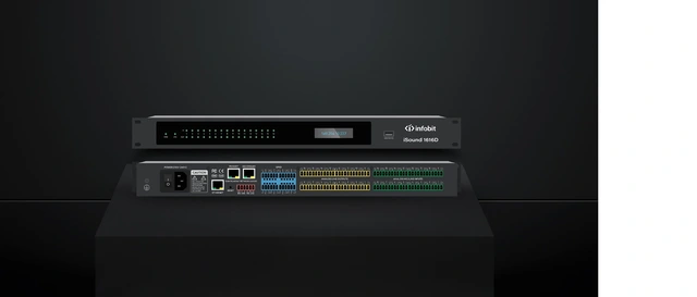 InfoBit - iSound 16x16 Dsp Dante 8 GPI/O Dante 16×16 AEC,AFC,AGC,AMC,ANS 