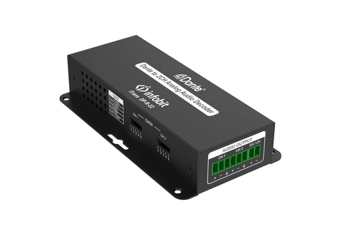 InfoBit - iTrans DP-R-22 Dante 2x Analog audio output