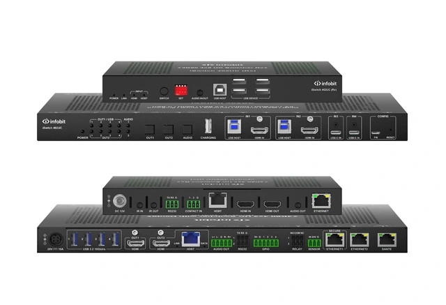 InfoBit - iSwitch 402UC 4×2 conference presentation switch 