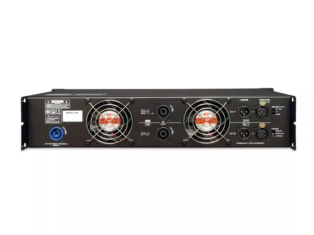 WorkPro - ZENITH 1700 2x 850w PA Amp 2 x 850 W @ 4 Ohm. FA. Switched. 