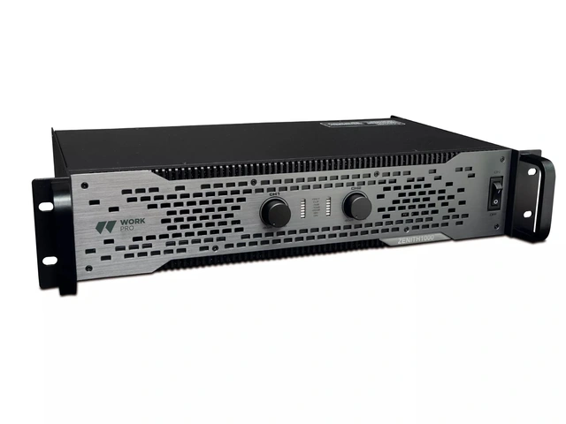 WorkPro - ZENITH 1000 2x 500w PA Amp 2 x 500 W @ 4 Ohm. FA. Switched. 
