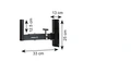 WorkPro - Wallmount bracket 45 KG 2 axes of rotation, pairs