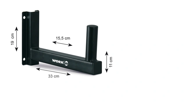 WorkPro - Wallmount bracket 45 KG Fixed position. Max Load: 45 Kg 10/8" 