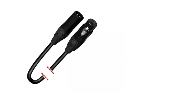 WorkPro - DMX 5PIN. 3M DMX - XLR 5 PIN M/F - 3M BLACK 