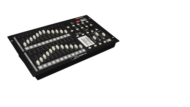 WorkPro - DMX Fader controller 24 channels+ masters+audio+fade+speed 
