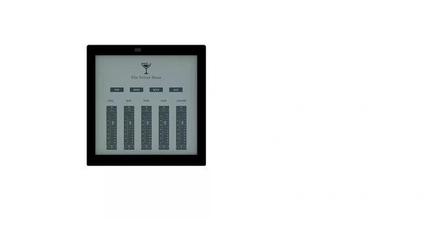 WorkPro - 4'' Touch Panel Controll/APP wall-mount, poe 4'' touch screen. black 