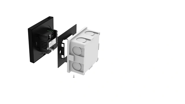 WorkPro - 4'' Touch Panel Controll/APP wall-mount, poe 4'' touch screen. black 
