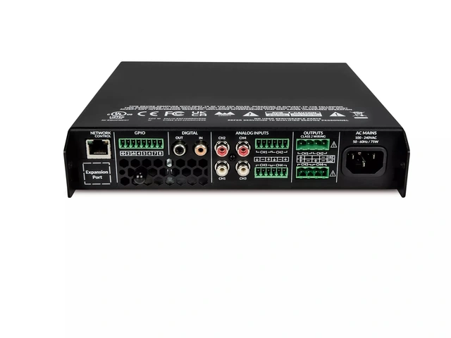 WorkPro - SYNTHEA 4125 amp- DSP. Wi-fi 4x125W@4 ohm 2x250W 100V/Bridge@8 Ohm 