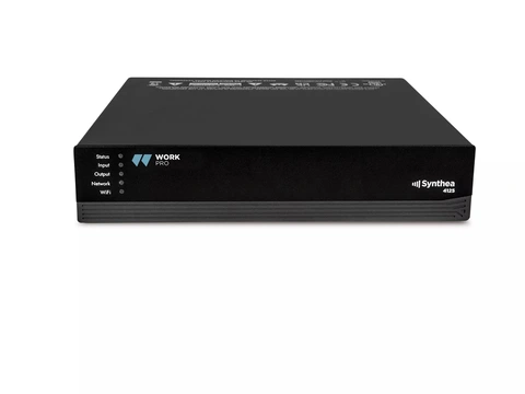 WorkPro - SYNTHEA 4125 amp- DSP. Wi-fi 4x125W@4 ohm 2x250W 100V/Bridge@8 Ohm