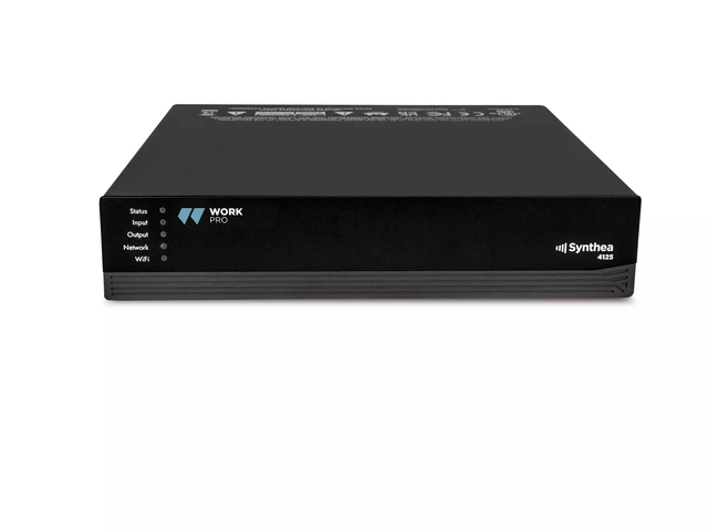WorkPro - SYNTHEA 4125 amp- DSP. Wi-fi 4x125W@4 ohm 2x250W 100V/Bridge@8 Ohm 
