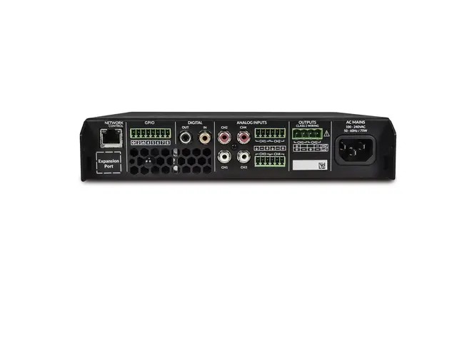 WorkPro - SYNTHEA 2125 amp DSP. Wi-fi 2x125W@4 ohm 1x250W 100V/Bridge@8 Ohm 