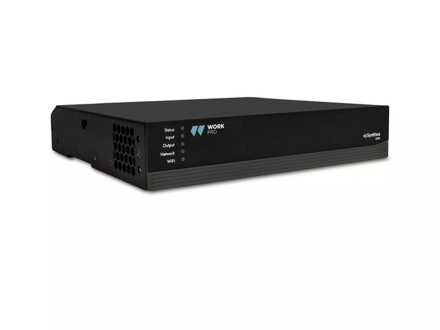 WorkPro - SYNTHEA 2125 amp DSP. Wi-fi 2x125W@4 ohm 1x250W 100V/Bridge@8 Ohm 